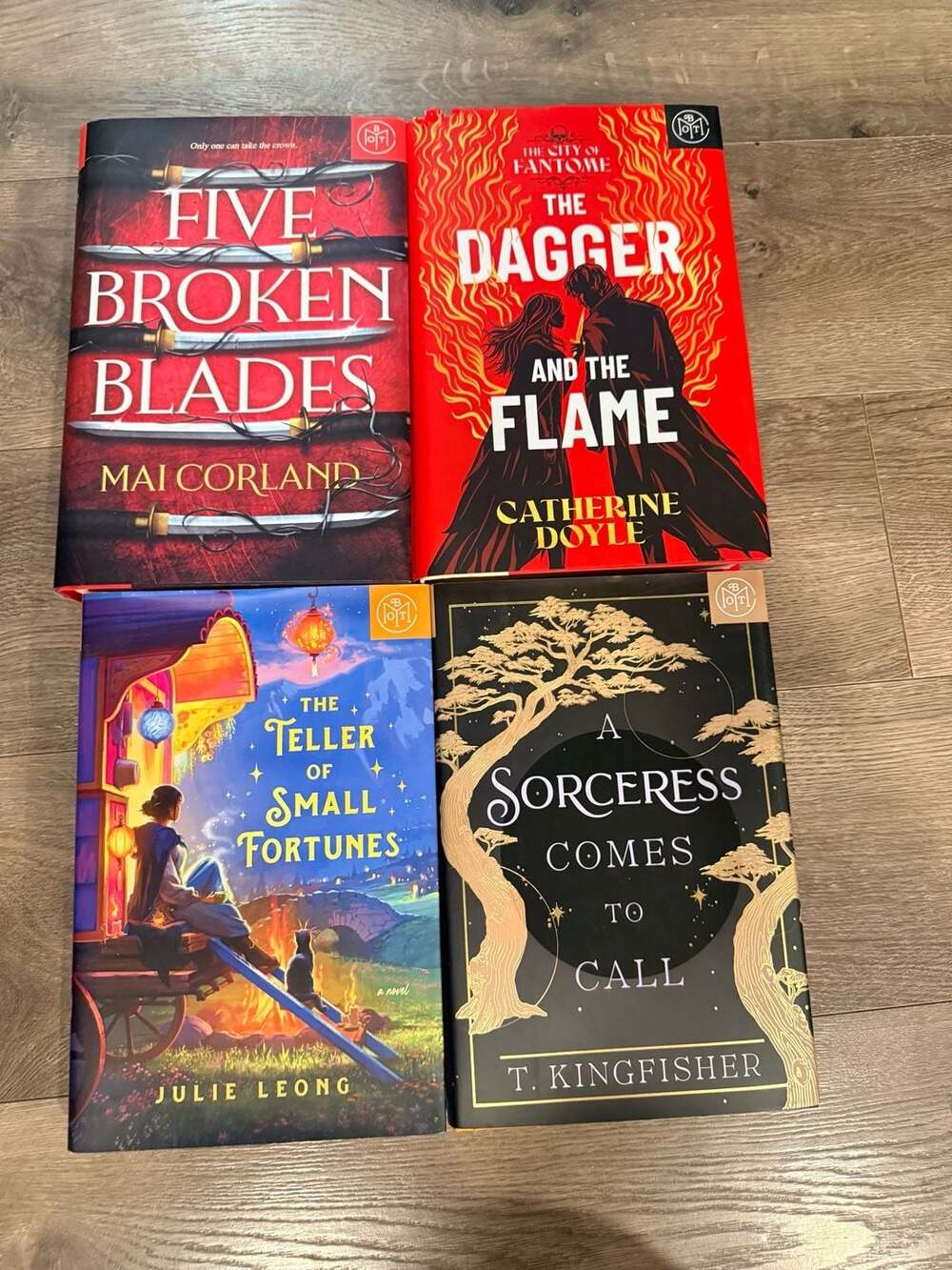 Set of 4 Book of the Month (BOTM) Hardcover Fantasy Novels